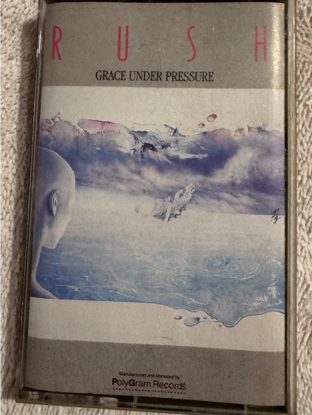 Rush - Grace Under Pressure (Blue Cassette)… Tested and Ready to Go!